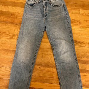 Rag + Bone Alex high rise straight jeans size 28